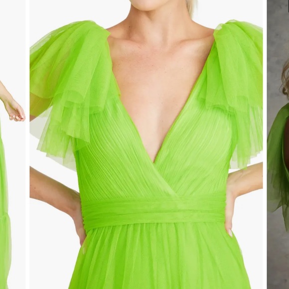 ML Monique Lhuillier Tulle Gown - Picture 3 of 4